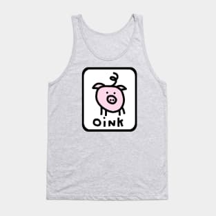 Self Portrait Pig For Cute Animals Tank Top